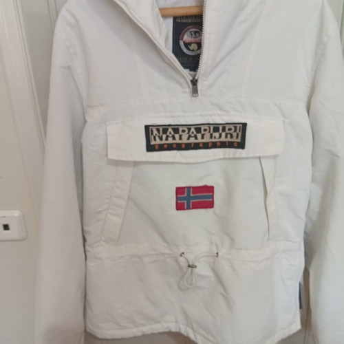 Napapijri white jacket size S like new unisex