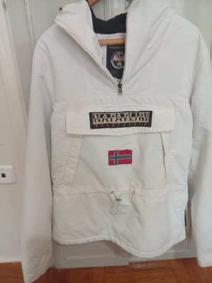 Napapijri white jacket size S like new unisex