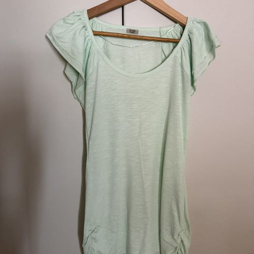 Blouse with ruffles on sleeves medium like new