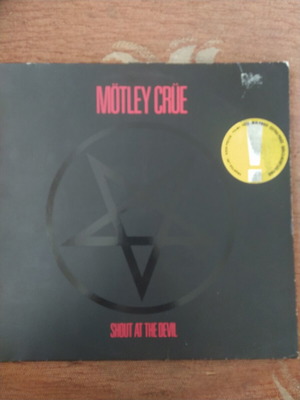 Motley Crue Shout at the Devil LP used, European edition, metal