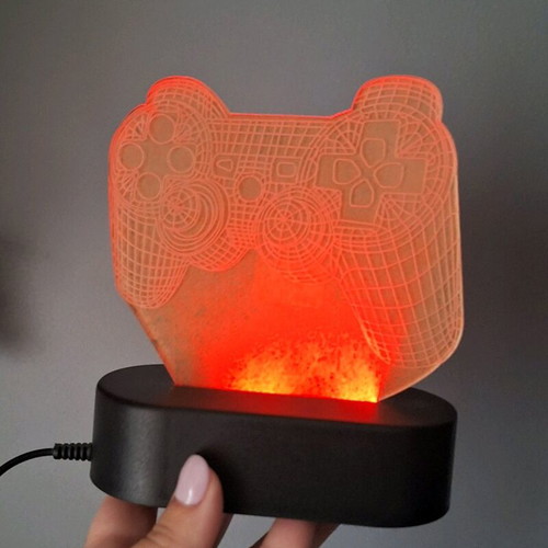 Playstation lamp with USB like new, multicolor lighting