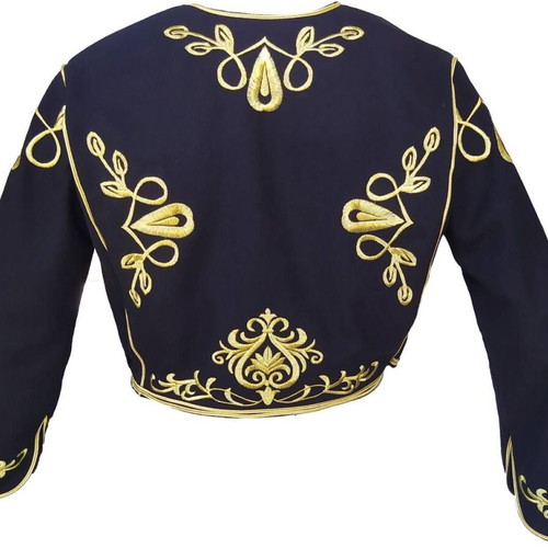 Gold Embroidered Women's Zaketa Kontogouni Traditional Costume new