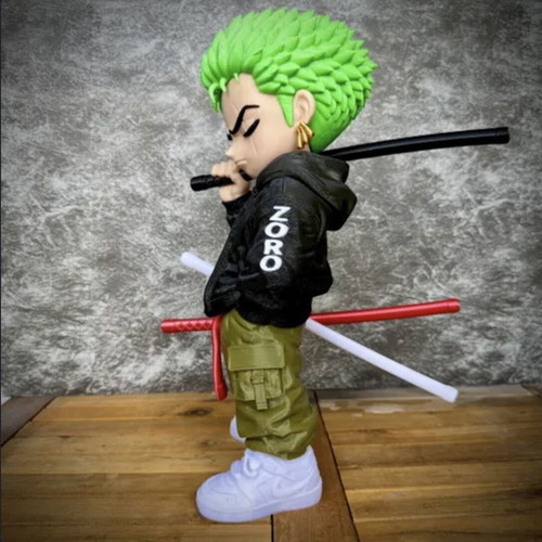 Custom 3D Printed Roronoa Zoro Figure One Piece 35cm like new