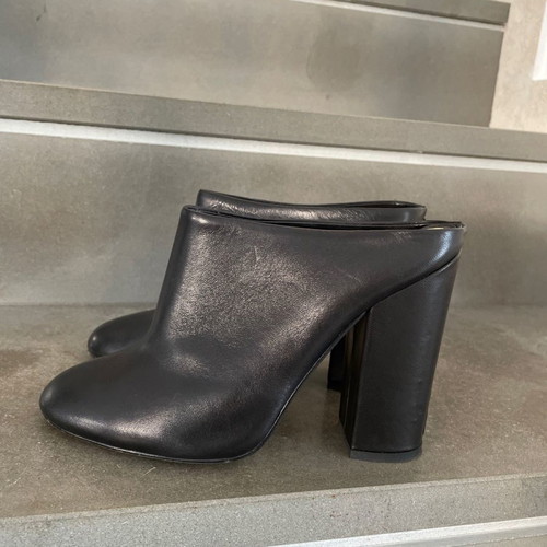 Bata leather pumps used, black, size 38