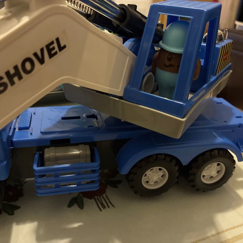 Toy Crane used with 360° rotating tower and lever control