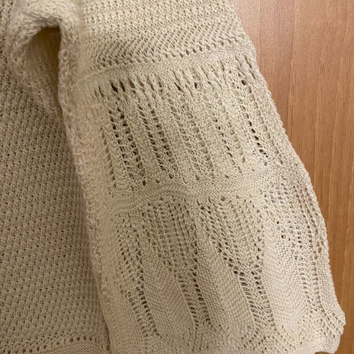 Benetton short cardigan with wide sleeves new, beige