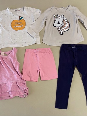 Clothing set for girl 3-4 years used