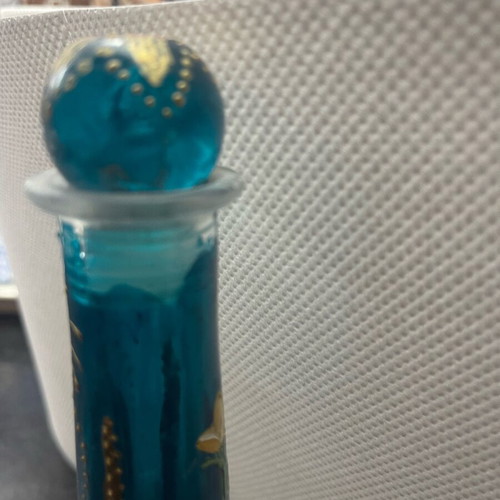 Painted small bottle used