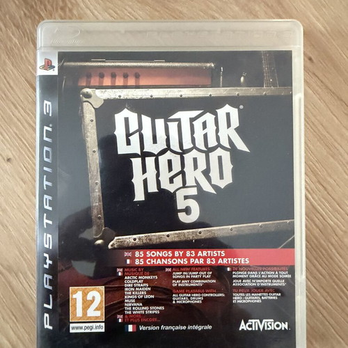 PlayStation 3 Guitar Hero 5 game CIB