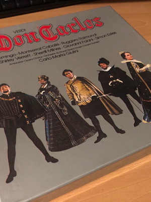Don Carlos by Verdi 4 new cassettes with case and libretto