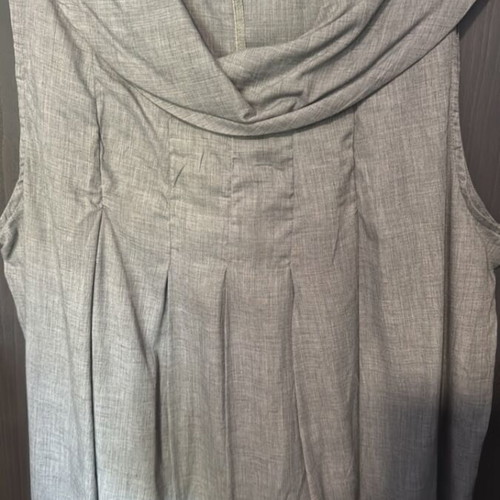 Linen summer dress gray new Zakcret XXXL