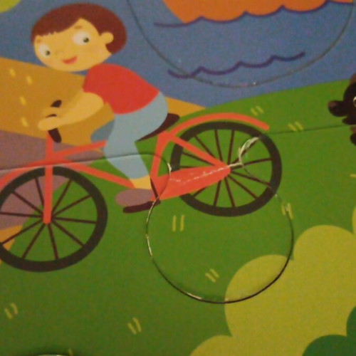 Puzzle used with 18 large pieces without box