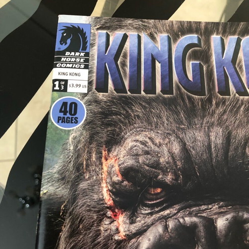 King Kong 1 comic new, official adaptation of Kong movie