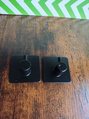 Metal hooks with adhesive like new