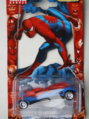 Spider-Man Marvel Heroes Toy Car new, scale 1/64