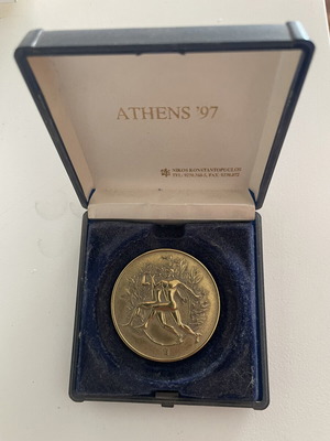 Χάλκινο αναμνηστικό μετάλλιο IAAF Athens 1997 σαν καινούργιο