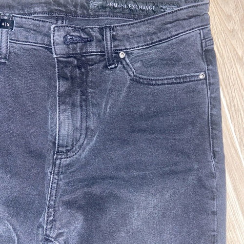 Armani Exchange skinny jeans like new, black cropped, size 29