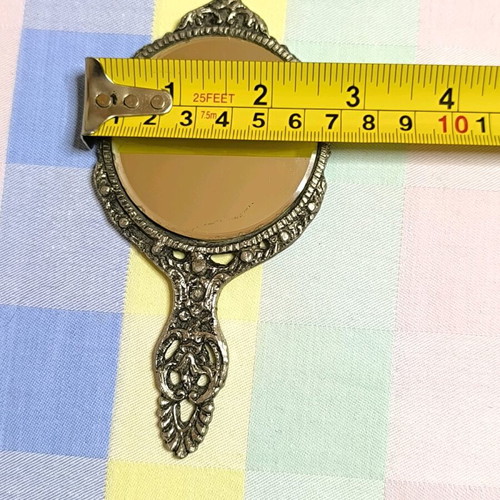 Vintage hand mirror used