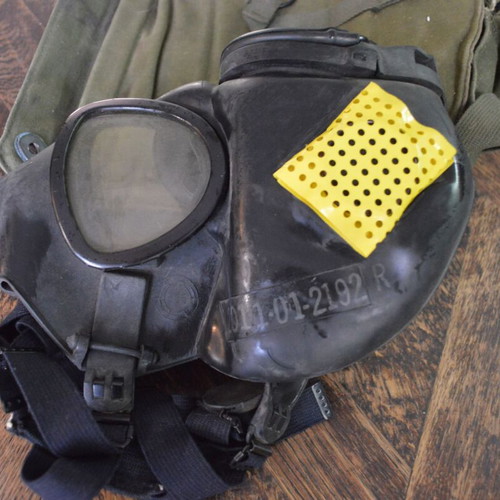 US M17A1 Vietnam War Gas Mask used