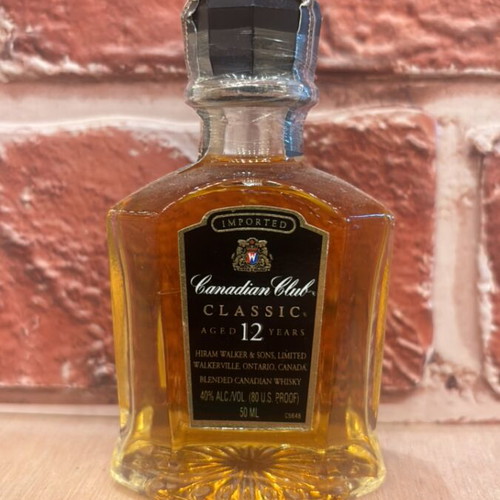 Canadian Club 12yo Classic Whisky miniature 50ml new