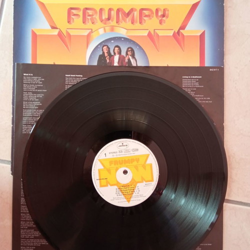 Frumpy vinyl record used, German production 1990