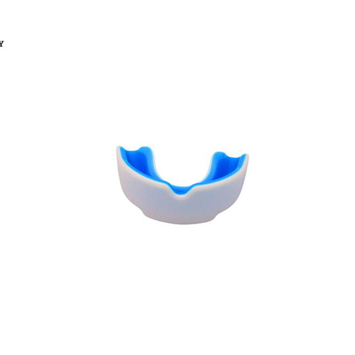 Silicone Mouthguard Blue/White Sizes S-L New