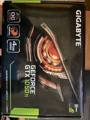 Gigabyte GeForce GTX 1050ti 4GB GDDR5 Windforce OC καινούργιο με κουτί