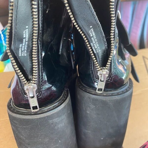 Demonia Swing 105 platform boots, black, size 39