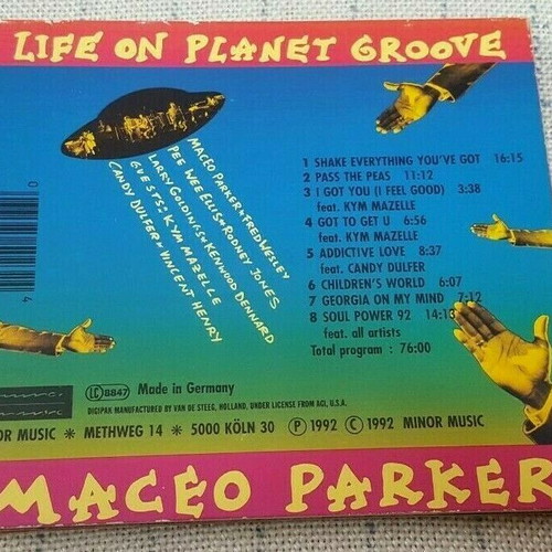 Maceo Parker Life On Planet Groove CD used, jazz
