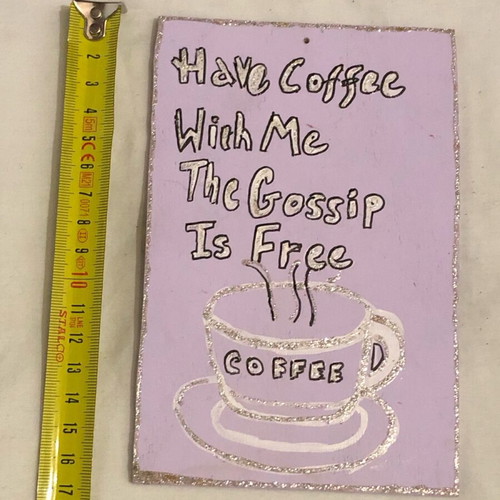 Handmade wall hanging like new