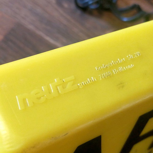 Arzt Noteinsatz sign used
