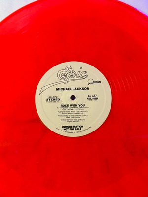 Michael Jackson Rock With You 12" Maxi Promo Re-Issue 2025