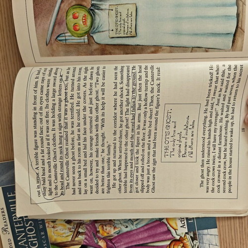 The Canterville Ghost English book used with activity book