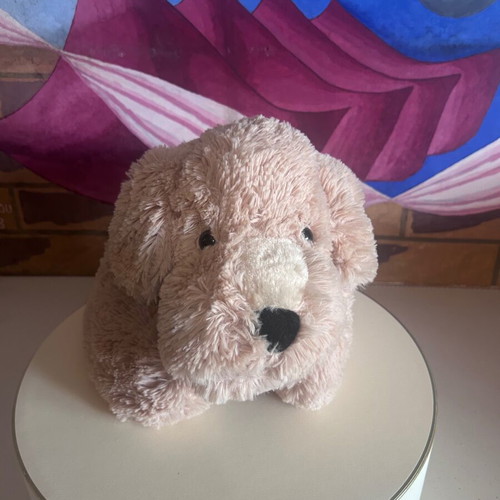 Big Floppy Plush Puppy dog like new, beige