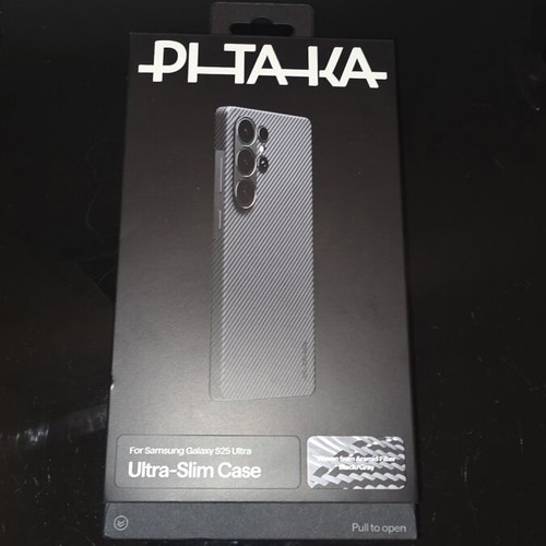 Pitaka Ultra Slim Case for Samsung S25 Ultra used, black