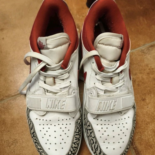 Air Jordan Legacy 312 Low women's sneakers white-red-gray, like new, size 41