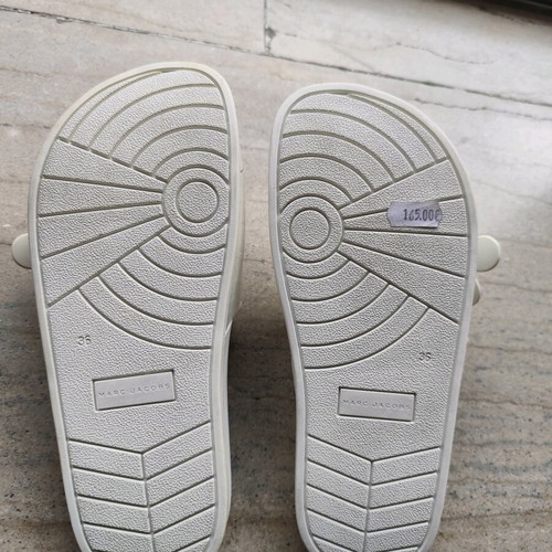 Marc Jacobs slip-on slides new, size 36, white