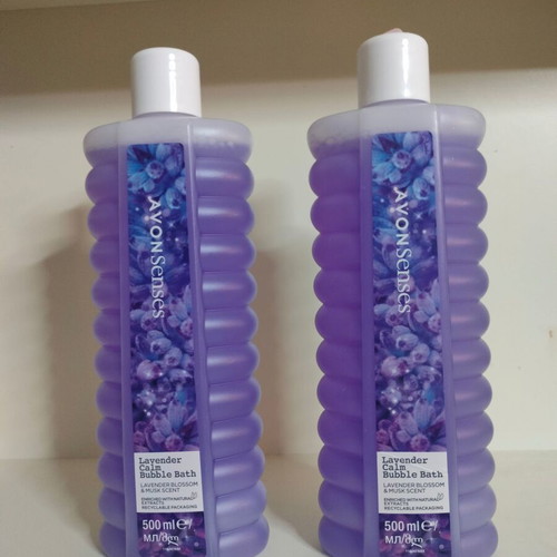 Lavender and musk bubble baths new, 2 x 500ml