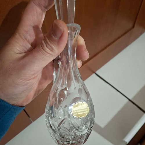 Set of Oil, Vinegar, Salt, and Pepper from Genuine Crystal like new
