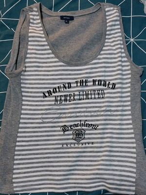 Women's blouse Large gray like new