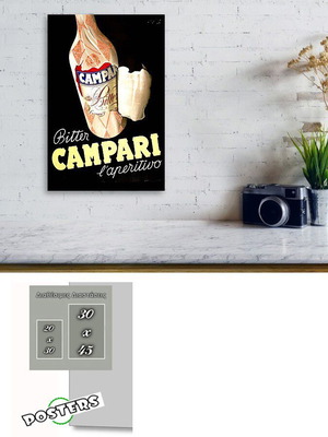 Αφίσα - CAMPARI  - Παλιές κλασικές Διαφημίσεις - Retro Posters