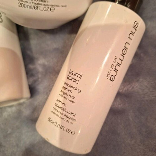 Shu Uemura Izumi Tonic set shampoo, serum, water, masque like new