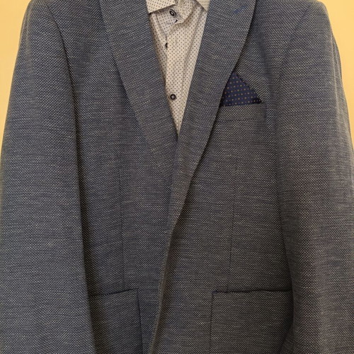 Berto Lucci men's suit like new, jacket, shirt and chino pants