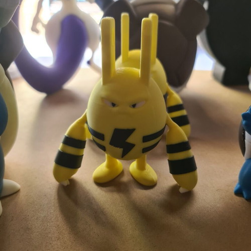 Elekid 3D εκτυπωμένη ηλεκτρική φιγούρα Pokémon