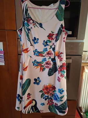 MS Mode dress multicolored like new, size L