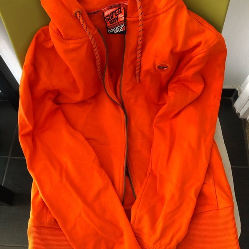 SuperDry jacket orange Small like new