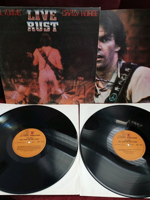 Neil Young Live Rust διπλός δίσκος σαν καινούργιο, folk