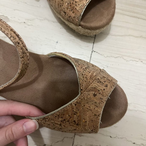 Toms high espadrilles new, beige
