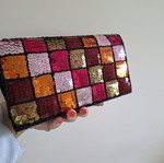Handbag multicolor like new with sequins