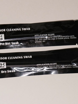 Σετ Sensor Cleaning Swabs (Dry + Wet) Καινούργιο για DSLR και Mirrorless